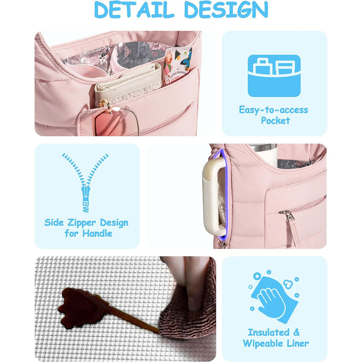 Practical shoulder bag with insulated interior Stornfield