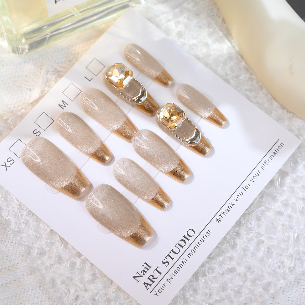 Premium Decorative Press-On Nail Set Stornfield