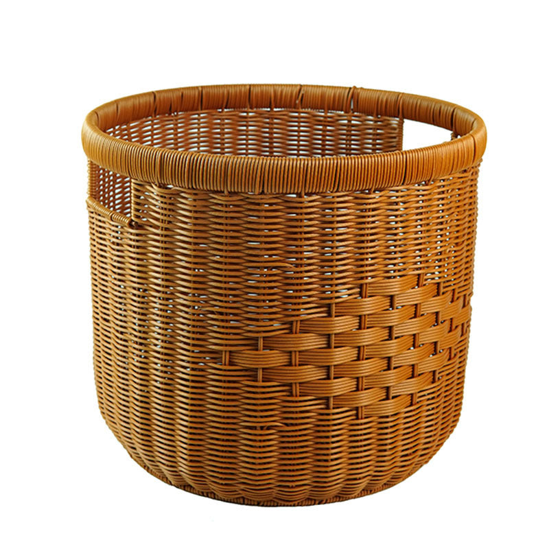 Stylish Round Woven Storage Basket Stornfield