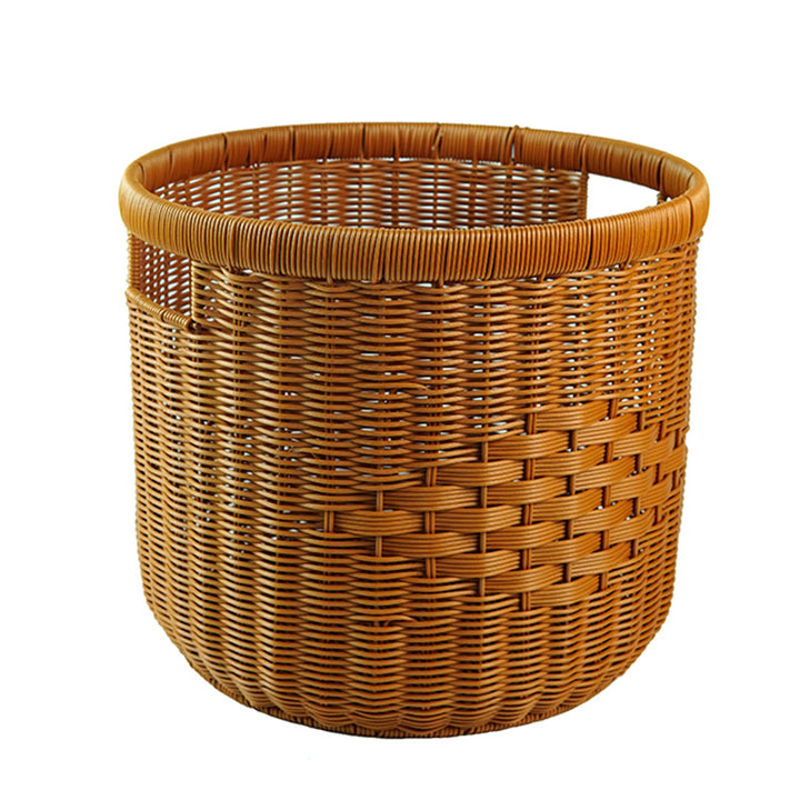 Stylish Round Woven Storage Basket Stornfield