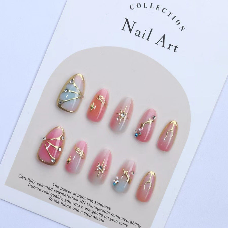 Artistic Decorative Press-On Nail Collection