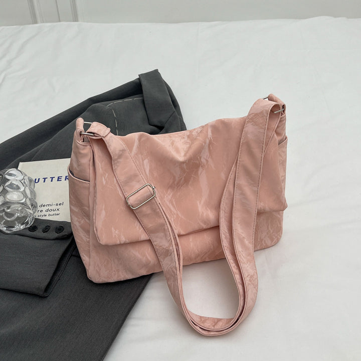 Textured Slouchy Shoulder Bag