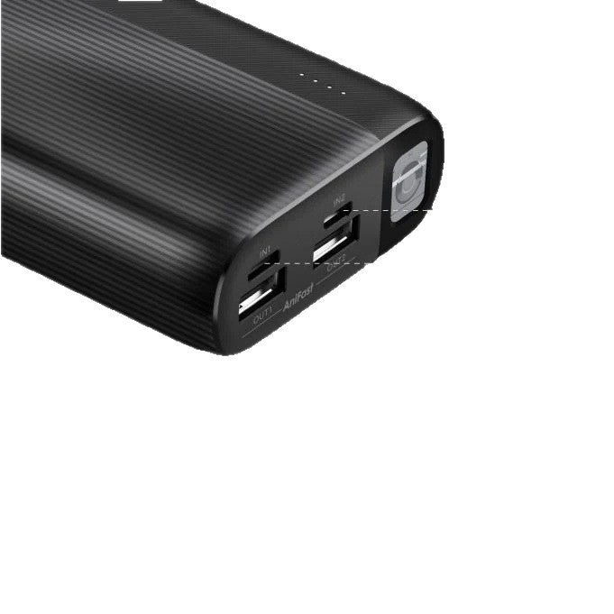 High-capacity portable power bank with dual USB ports and LED display Stornfield