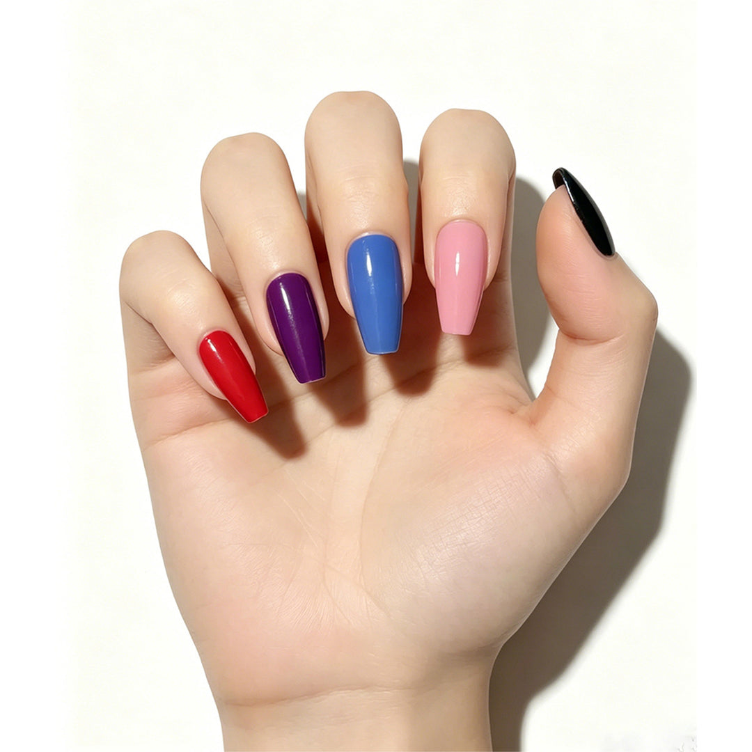 Versatile Press-On Nail Tip Set Stornfield