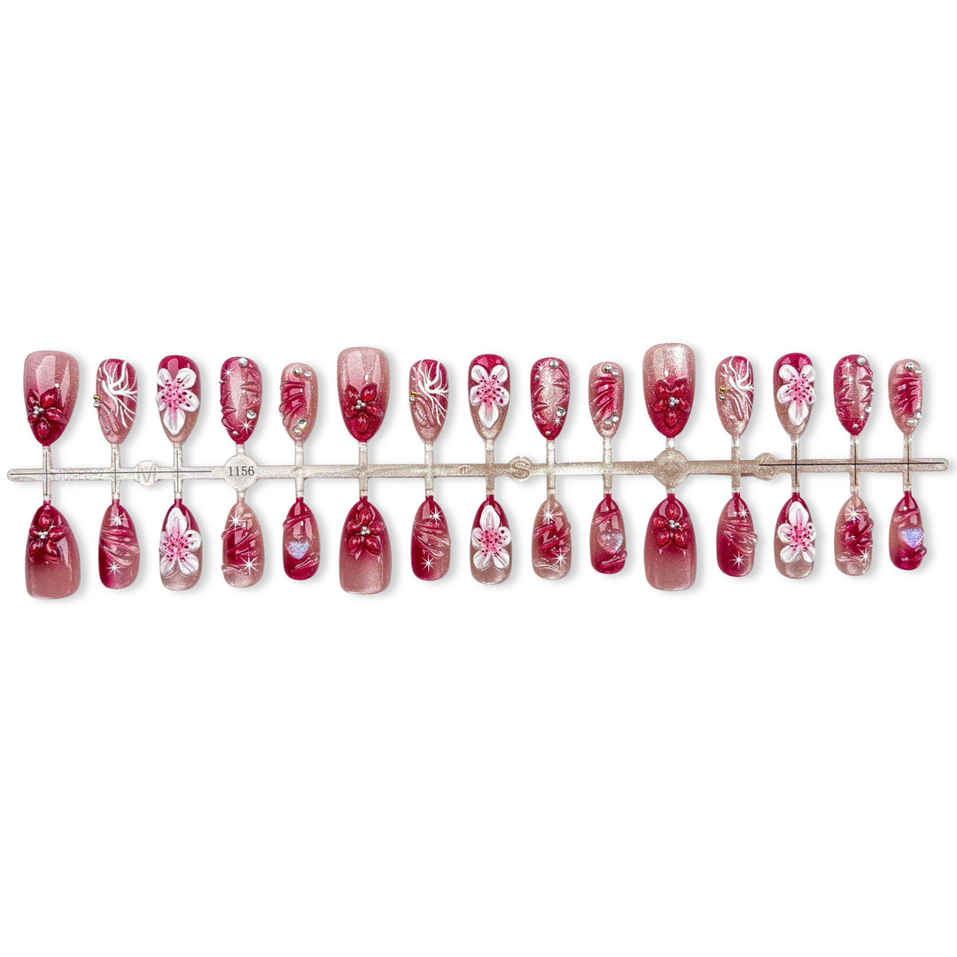 Decorative Floral Nail Art Set
