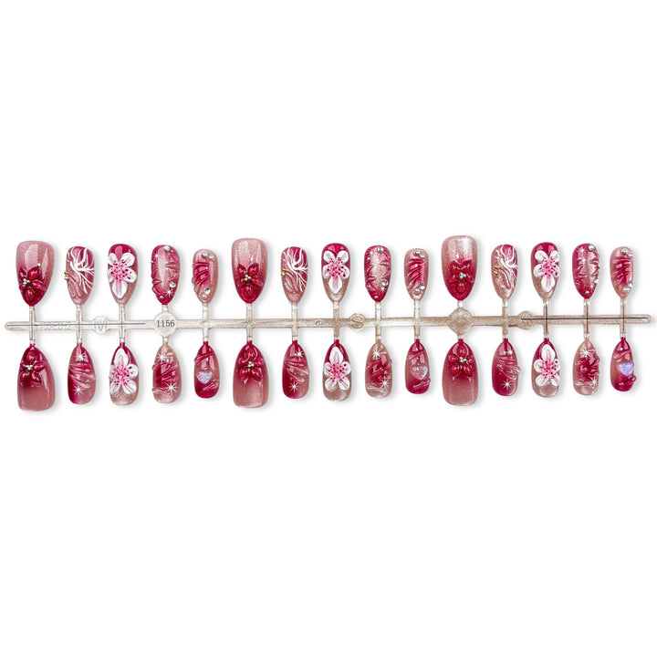 Decorative Floral Nail Art Set