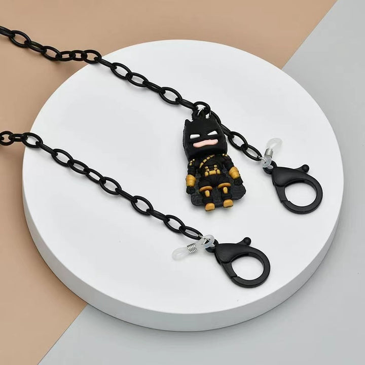 Playful glasses holder chain with figure pendant Stornfield