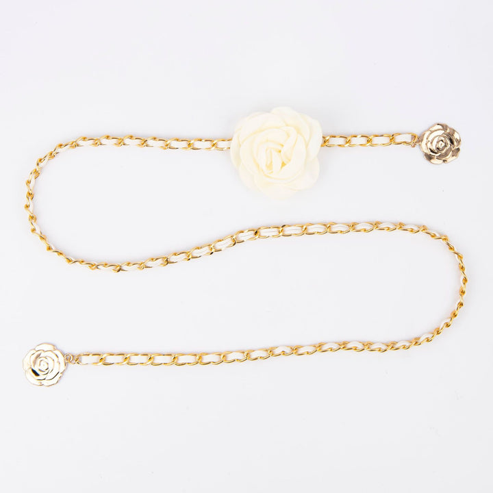 Fashionable chain belt with rose details Stornfield