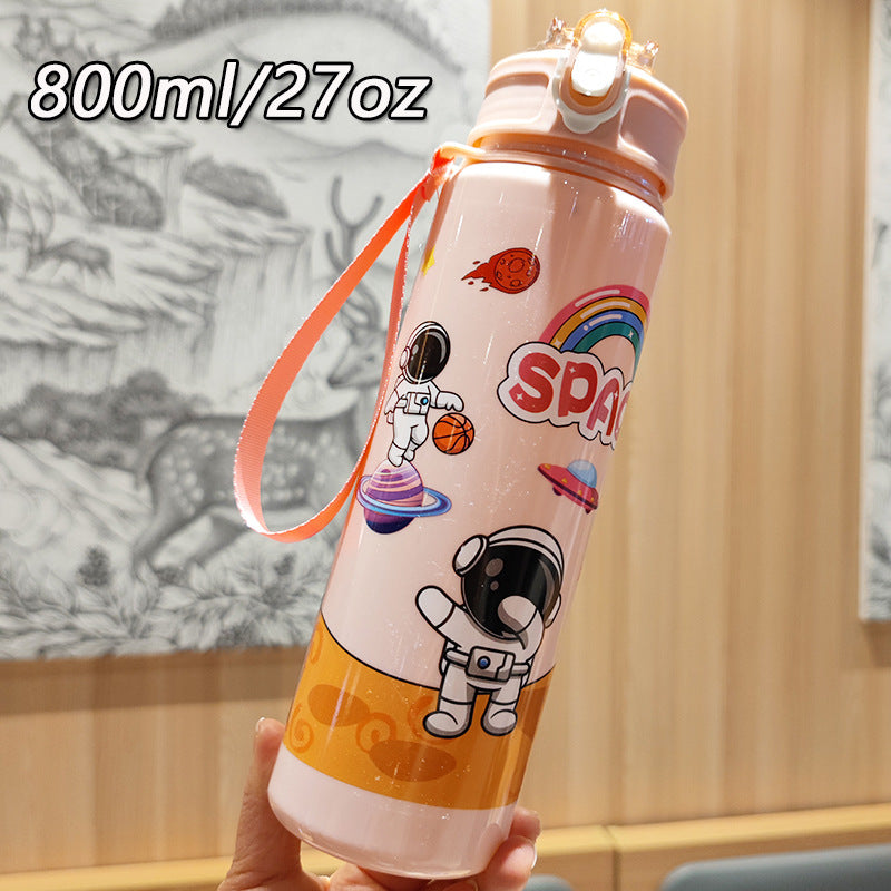 Ladies Fantasy Water Bottle with Practical Carry Strap Stornfield
