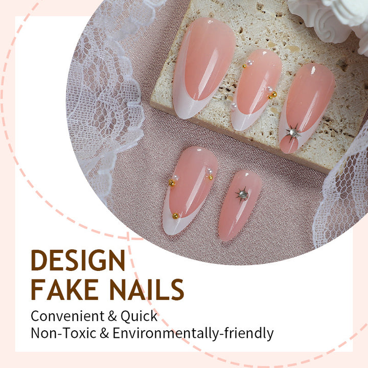 Artificial nail set with elegant Swarovski elements Stornfield