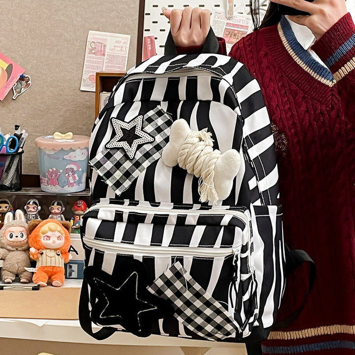 Backpack with Creative Applications and Practical Compartments Stornfield