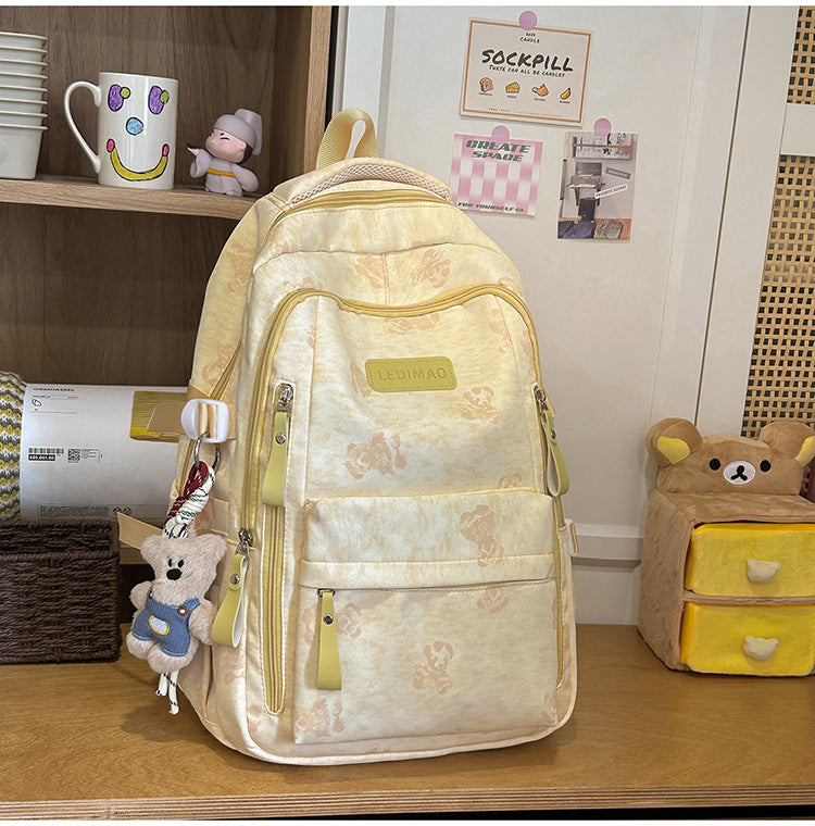 Casual Multi-Compartment School Backpack Stornfield