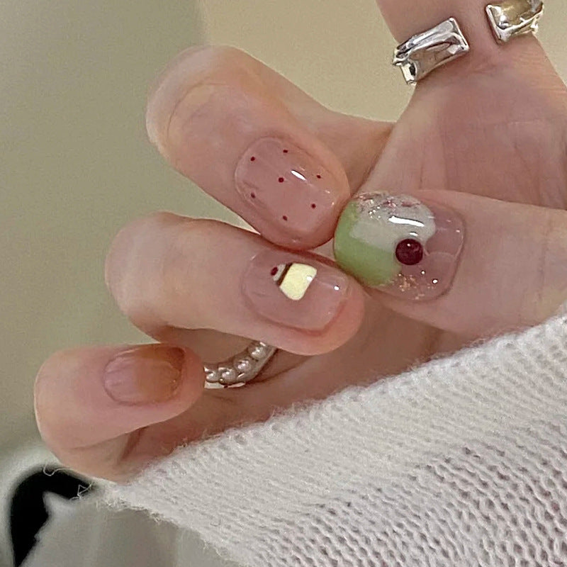 Artistic Press-On Nail Art Set Stornfield
