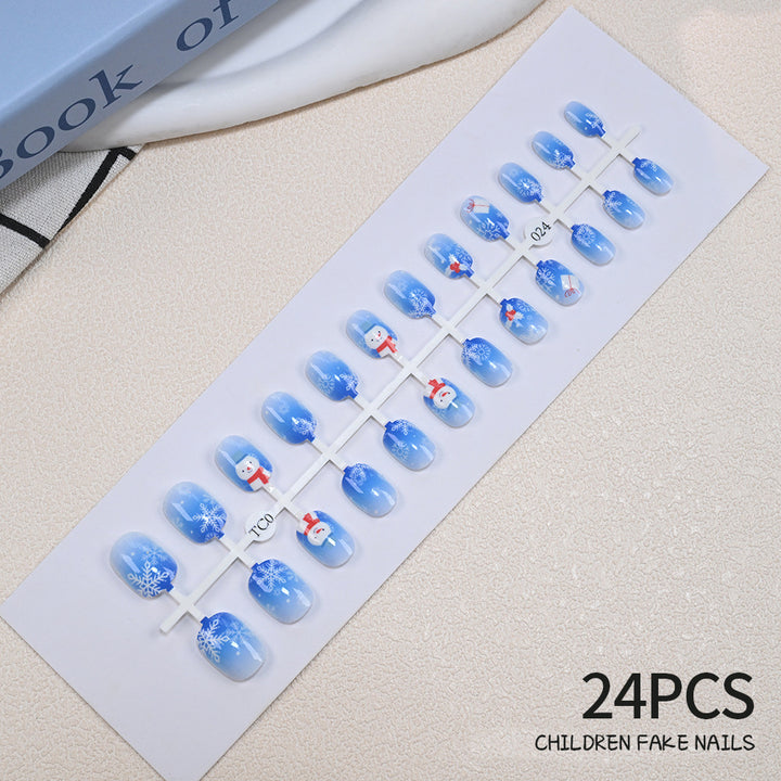 Children's Fun-Themed Press-On Nail Set Stornfield