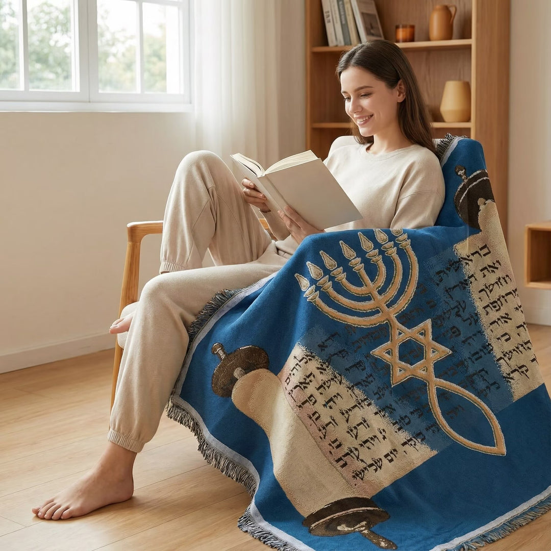 Ornate Decorative Tapestry Blanket