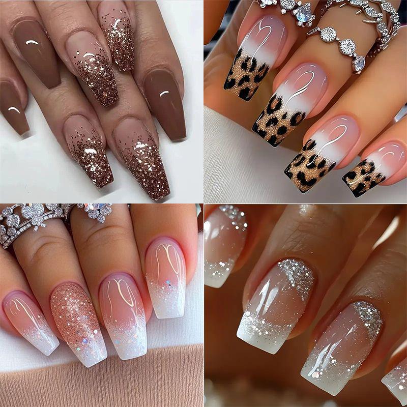Glittery Ombre Nail Art Stornfield