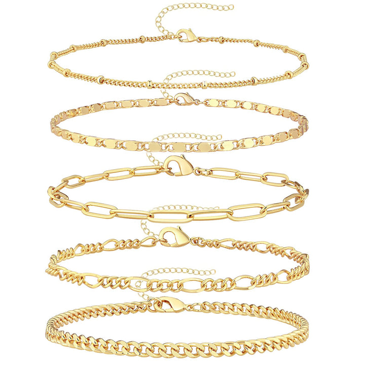 Adjustable Multi-Style Anklet Set Stornfield