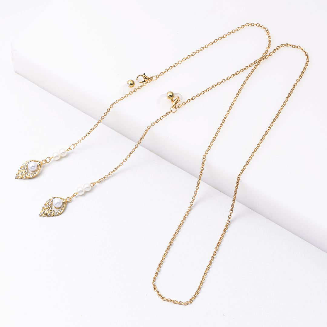 Elegant Dangle Pearl Earrings with Chain Stornfield