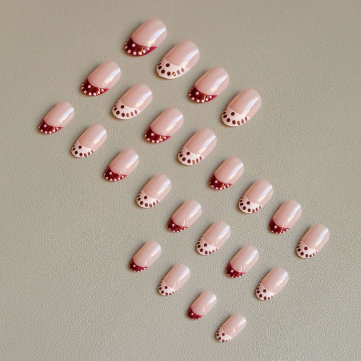 Creative French Tip Nail Art Set