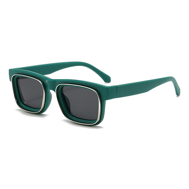 Women's fashionable square sunglasses with contrasting frame Stornfield