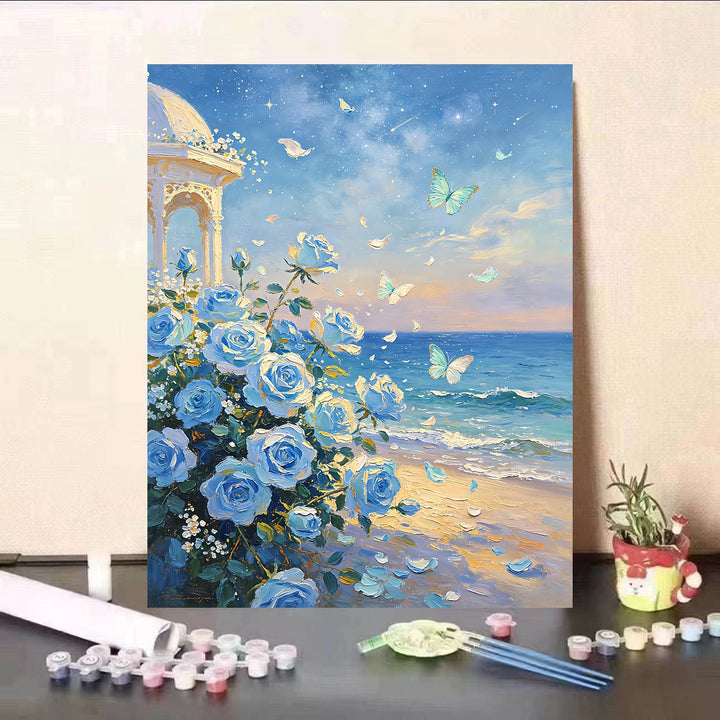 DIY Floral Landscape Paint by Numbers Kit Stornfield