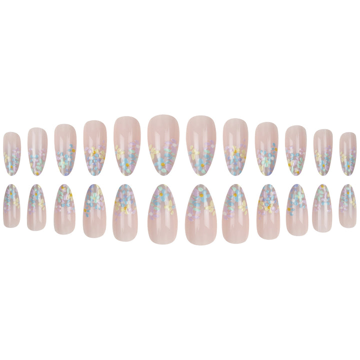 Floral Accented Press-On Nail Set Stornfield