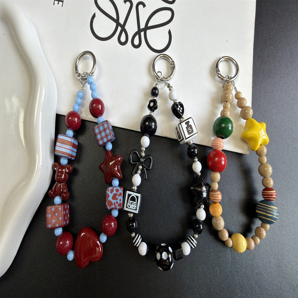 Colorful Beaded Keychain Holder Stornfield 1790134999