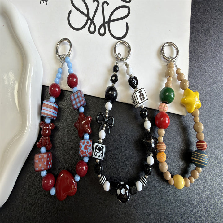 Colorful Beaded Keychain Holder Stornfield 1790134999