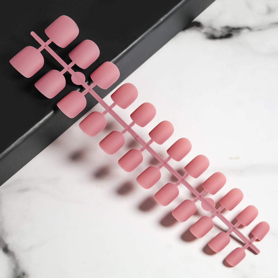 Matte Finish Press-On Nail Tips Stornfield
