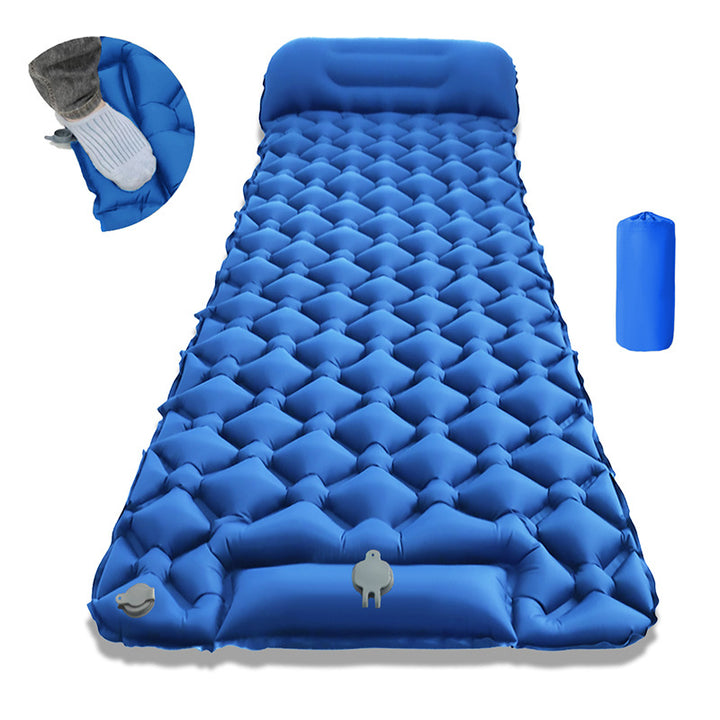 Air Mattress With Integrated Headrest And Comfortable Valve System Stornfield