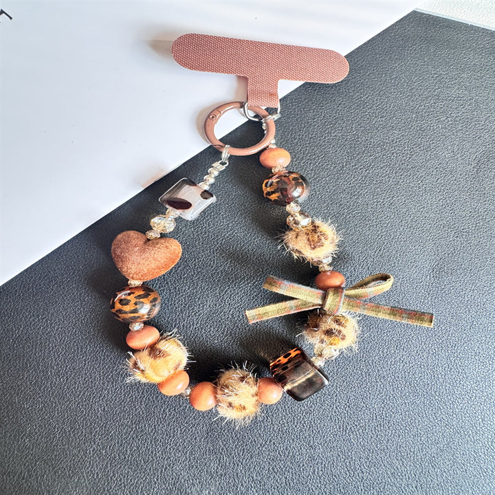 Decorative Beaded Charm Keychain Stornfield 1790136000