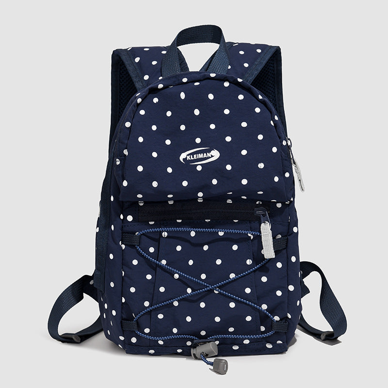 Trendy Polka Dot Casual Backpack Stornfield