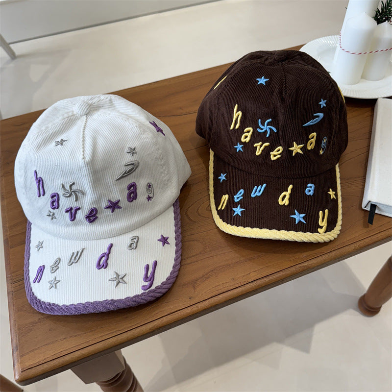 Women's Embroidered Corduroy Baseball Cap Stornfield