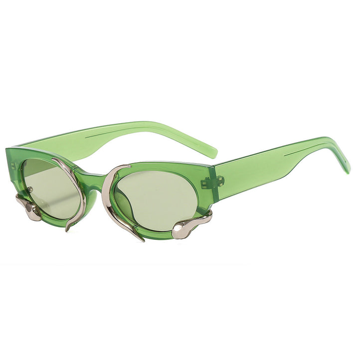 Women's designer sunglasses with a unique, sculptural frame Stornfield