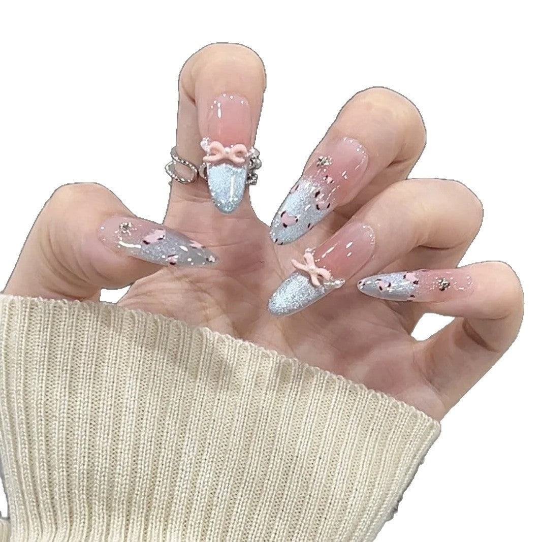 Elegant Glossy Square Press-On Nail Set