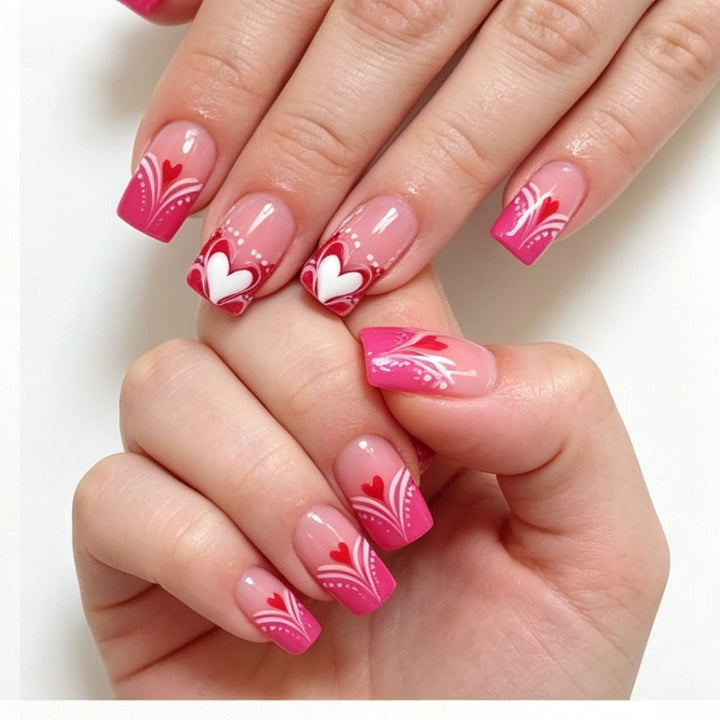 Artificial nails with modern night motif Stornfield