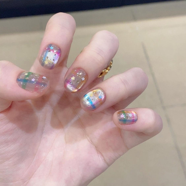 Glamorous artificial nails with multifunctional design Stornfield