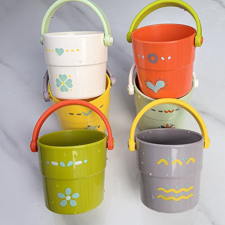Unisex colorful storage bucket with ergonomic handle Stornfield