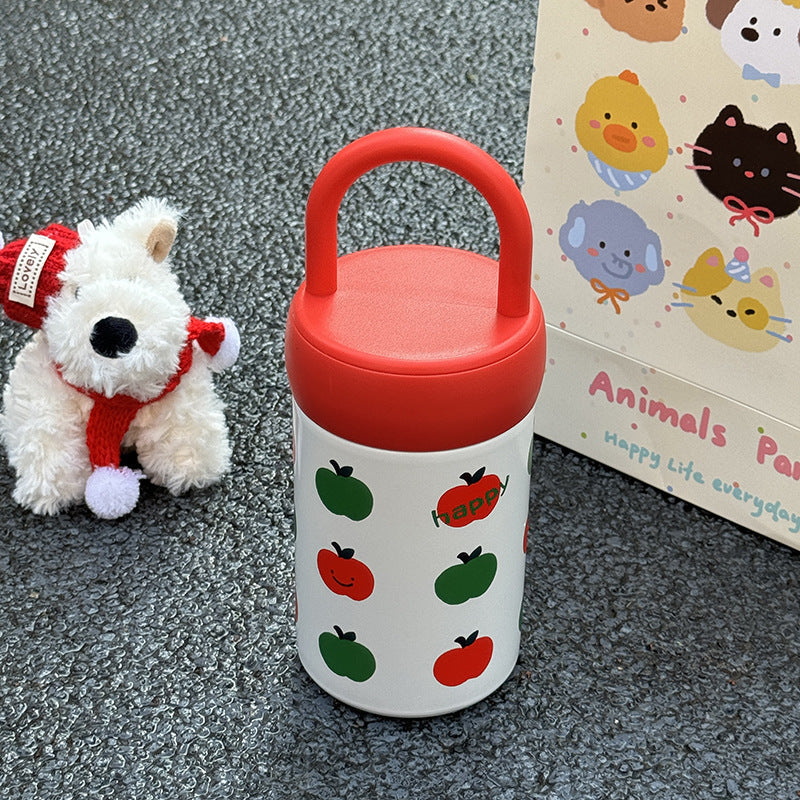 Ladies' insulated drinking container with cheerful apple motif Stornfield