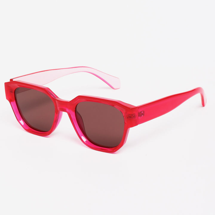 Ladies sunglasses in an unusual hexagonal frame with UV protection Stornfield