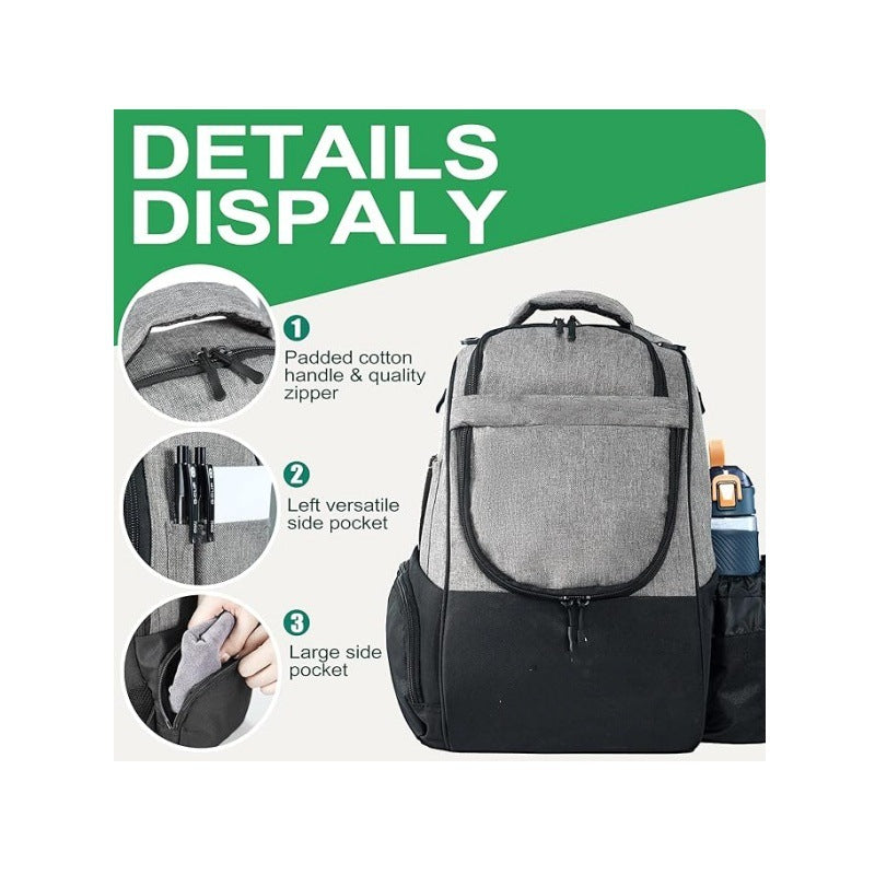 Discgolf Backpack with Special Compartments for Frisbees and Drinks Stornfield
