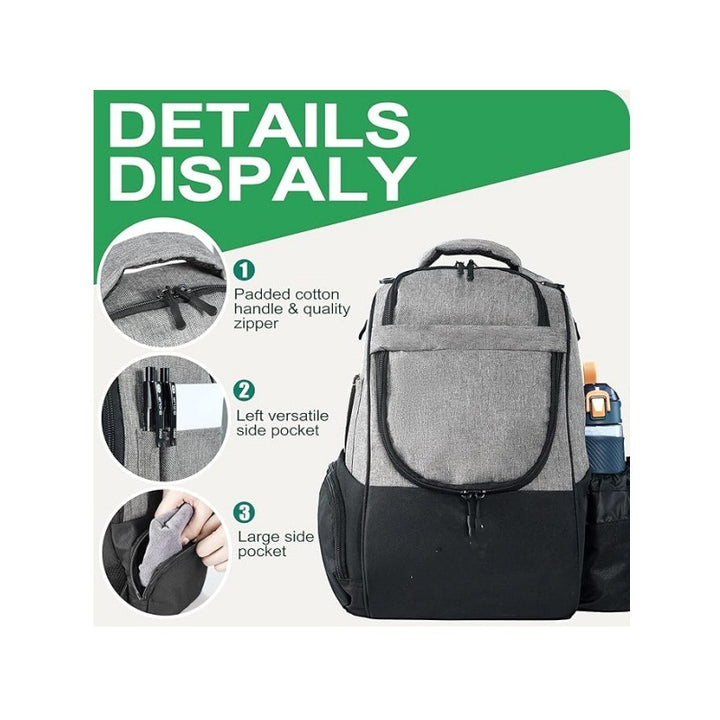 Discgolf Backpack with Special Compartments for Frisbees and Drinks Stornfield