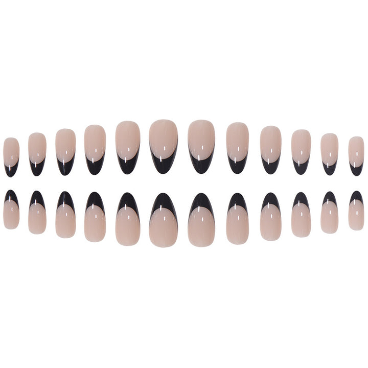 Glossy Natural-Shape Press-On Nails Stornfield