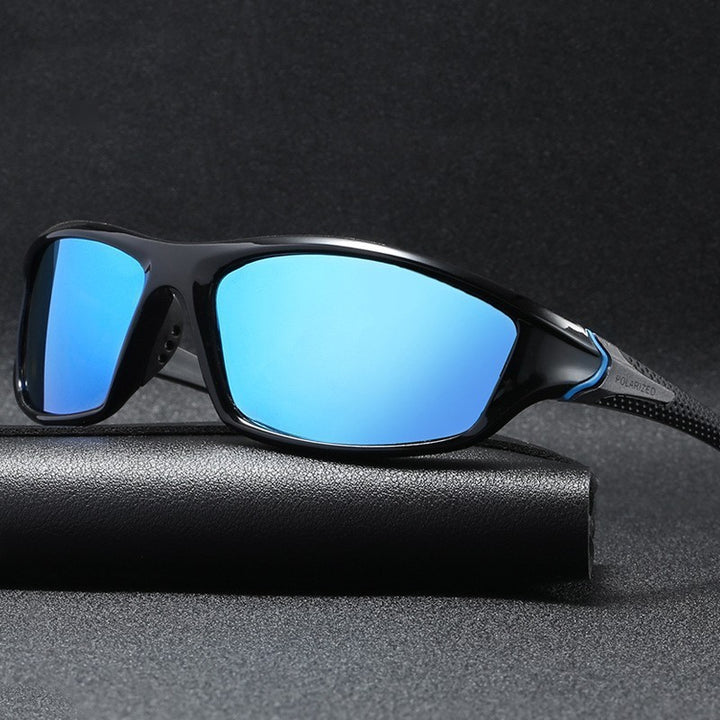 Unisex nan sporty wraparound sunglasses with polarized, shatterproof polycarbonate lenses and non-slip nose pads Stornfield