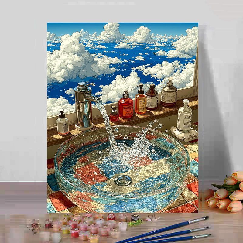 DIY Landscape Painting Kit Stornfield