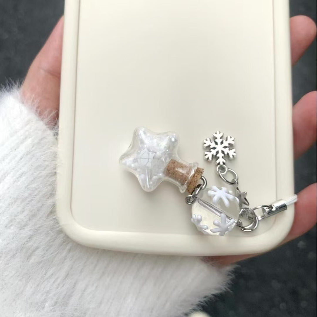 Decorative Snowflake Charm Keychain Stornfield