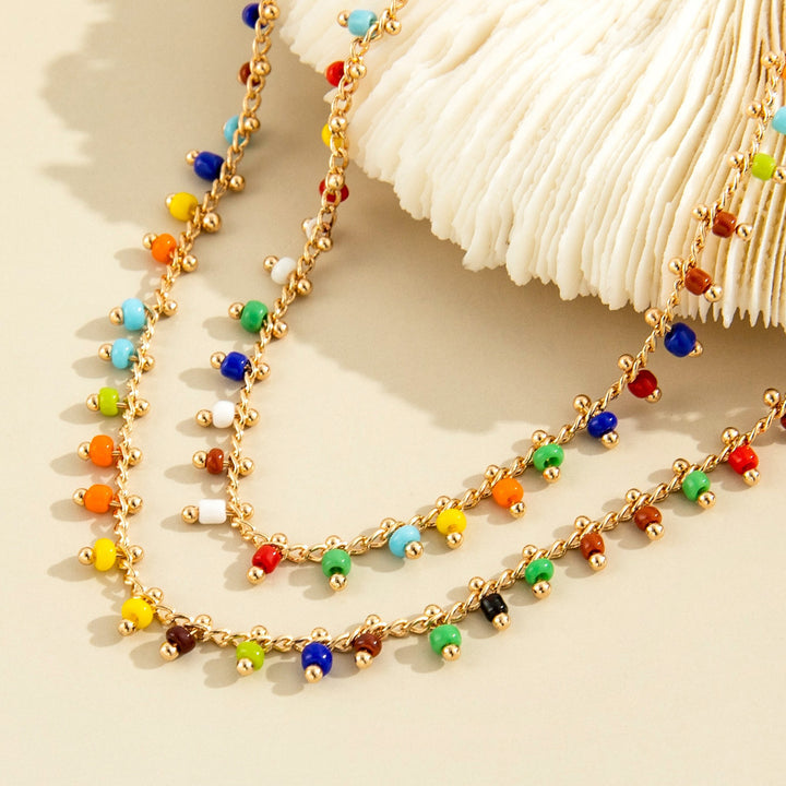 Colorful Beaded Anklet Stornfield
