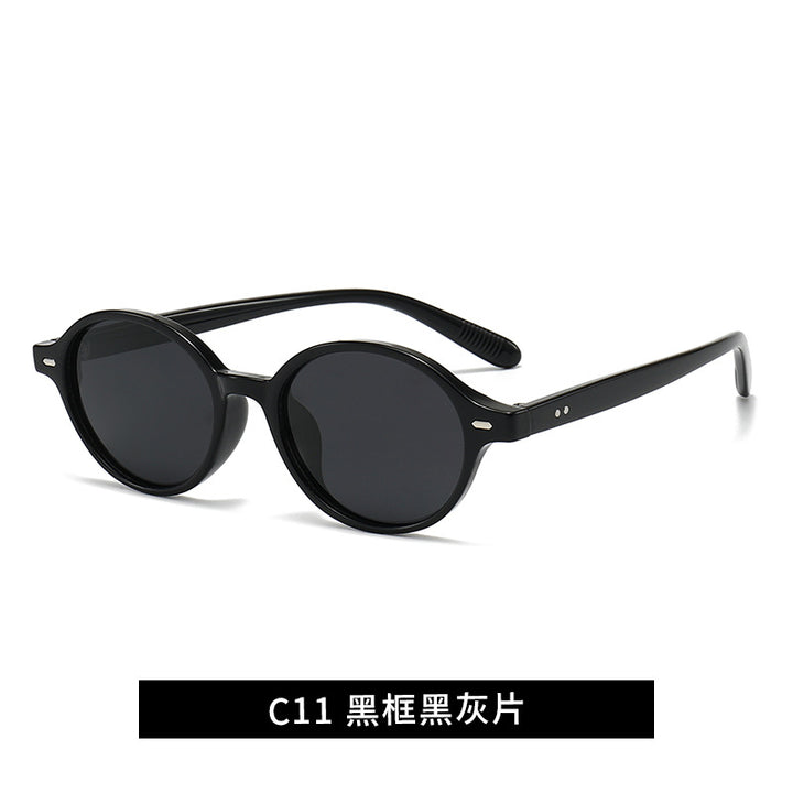 Ladies fashionable sunglasses in classic round design Stornfield