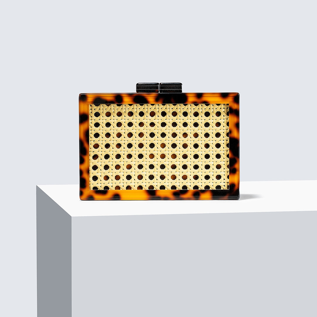 Sculptural Pearl-Embellished Handbag