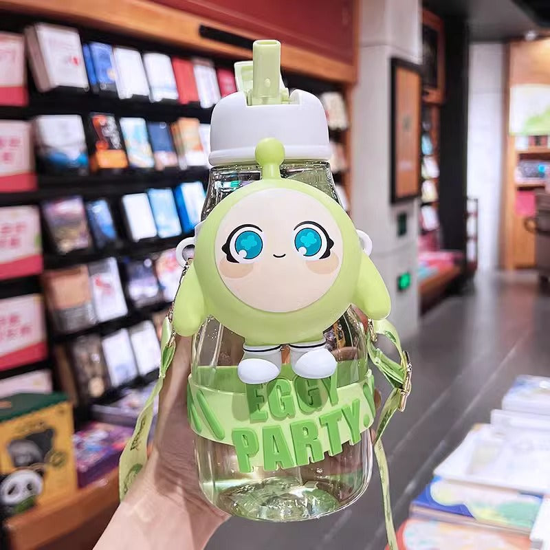Women’s water bottle with interactive design and stylish character element Stornfield